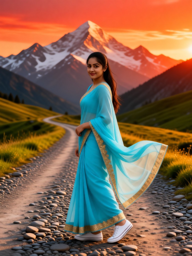 Golden Hour High-way image