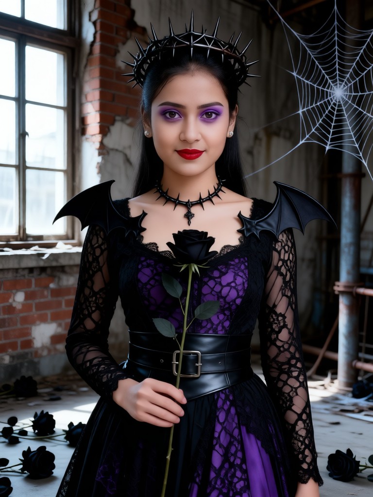 Dark Gothic style dress up image