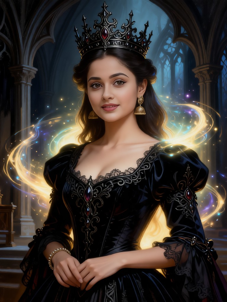 a1.art-generated Gothic Girl image