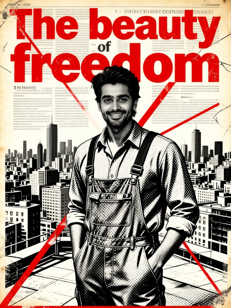 Vintage Newspaper - Men image