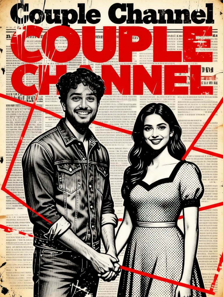 Retro Newspaper - Couple 1 image