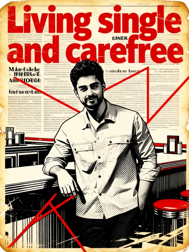 Vintage Newspaper - American Diner image