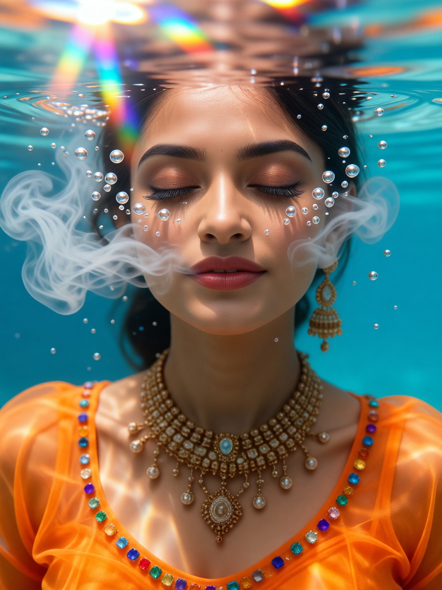 Prismatic Aqua Smoke image