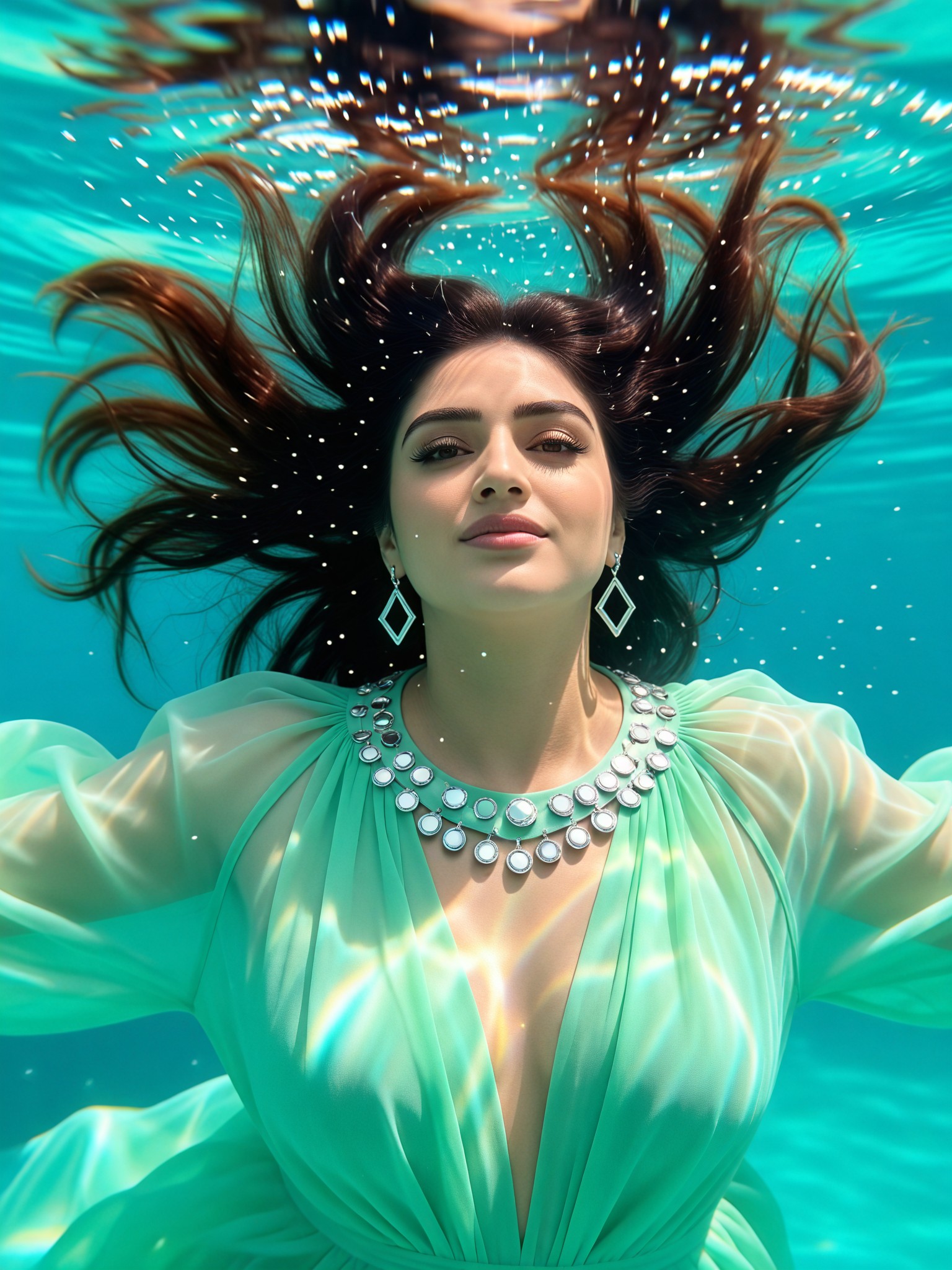 Mint Glitch Shimmer image