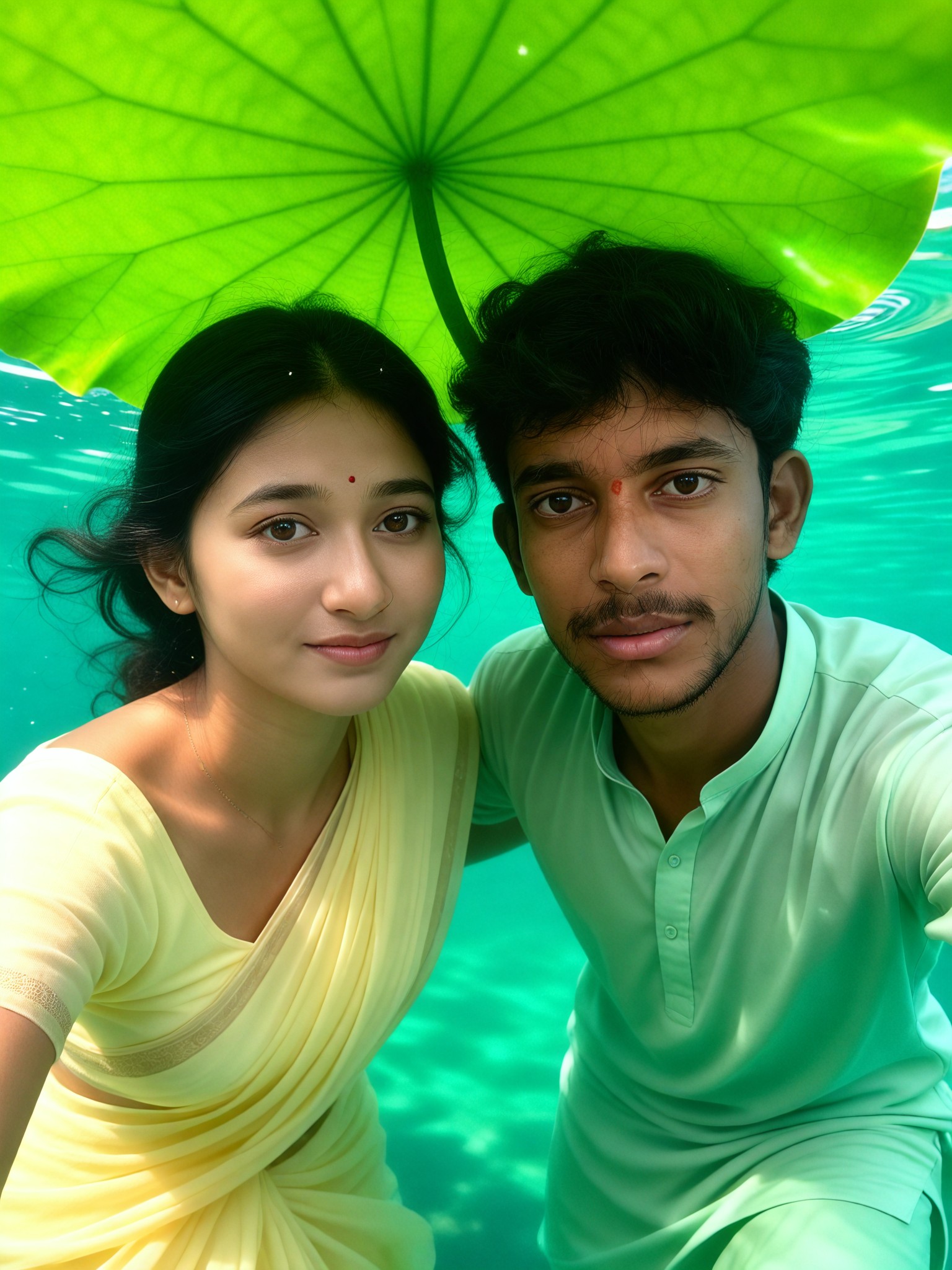 Under the Lotus Leaf image