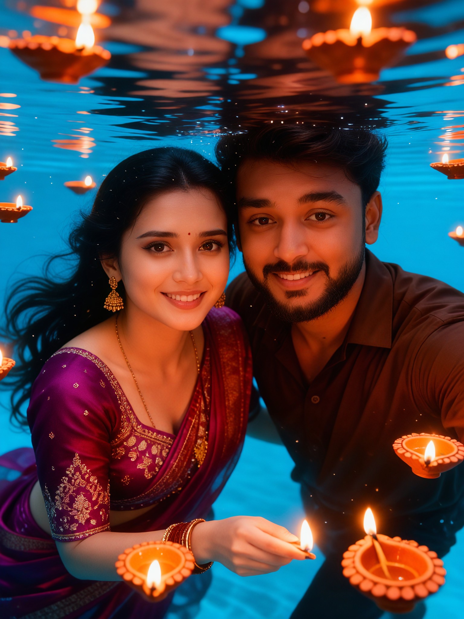 Floating Diya Glow image