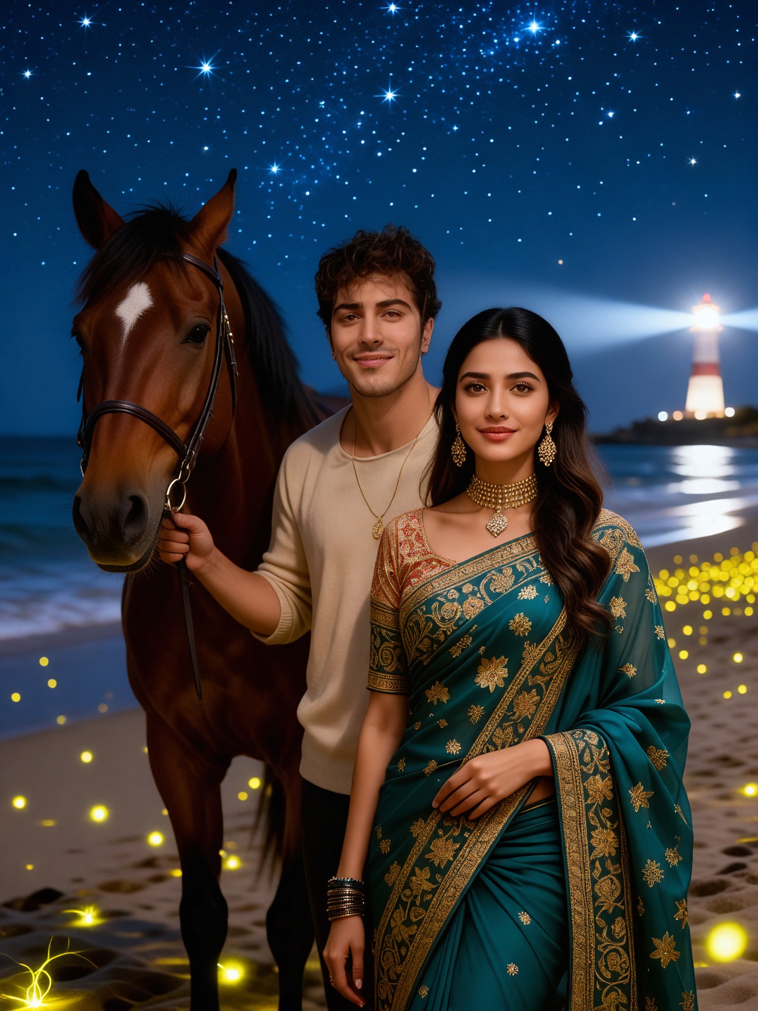 Starry Beach Original image