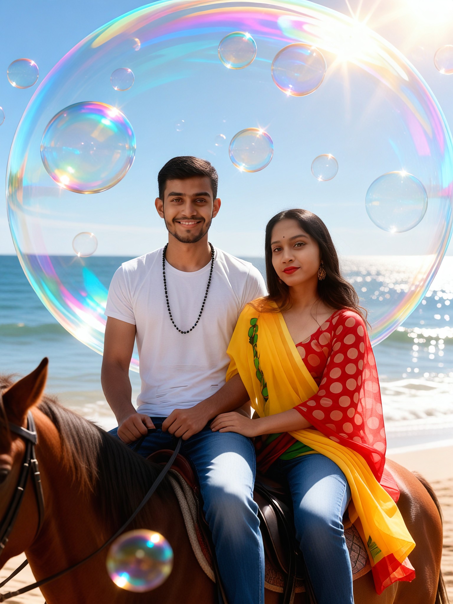 Bubbles on Beach image