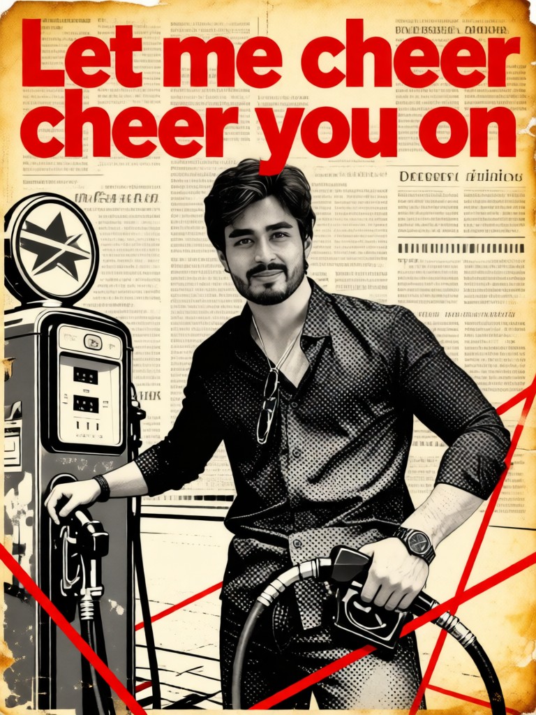 Retro Newspaper - Station Man image