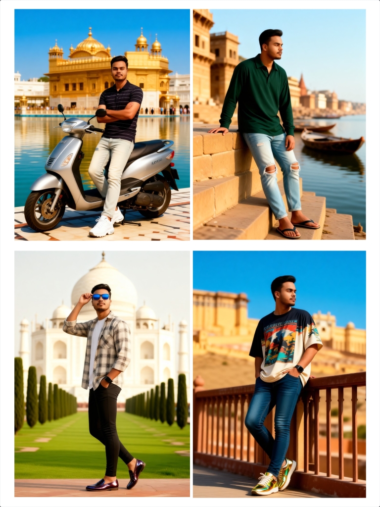 Handsome boy goes on a trip image