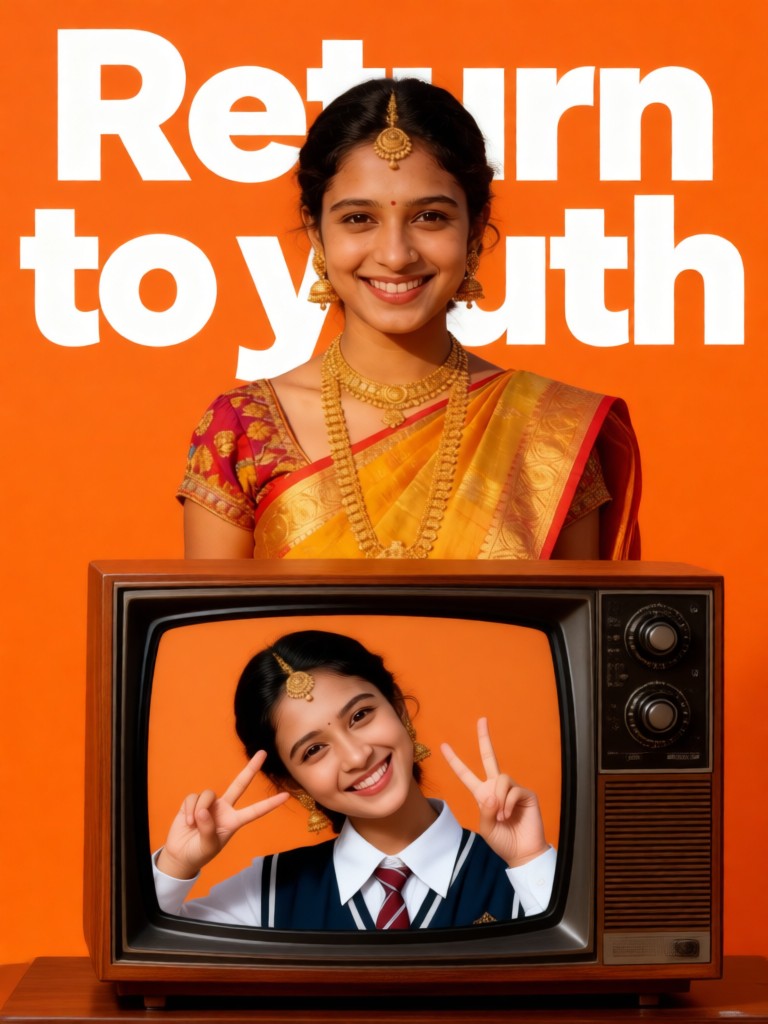 Taking a photo with the TV-woman 4 image