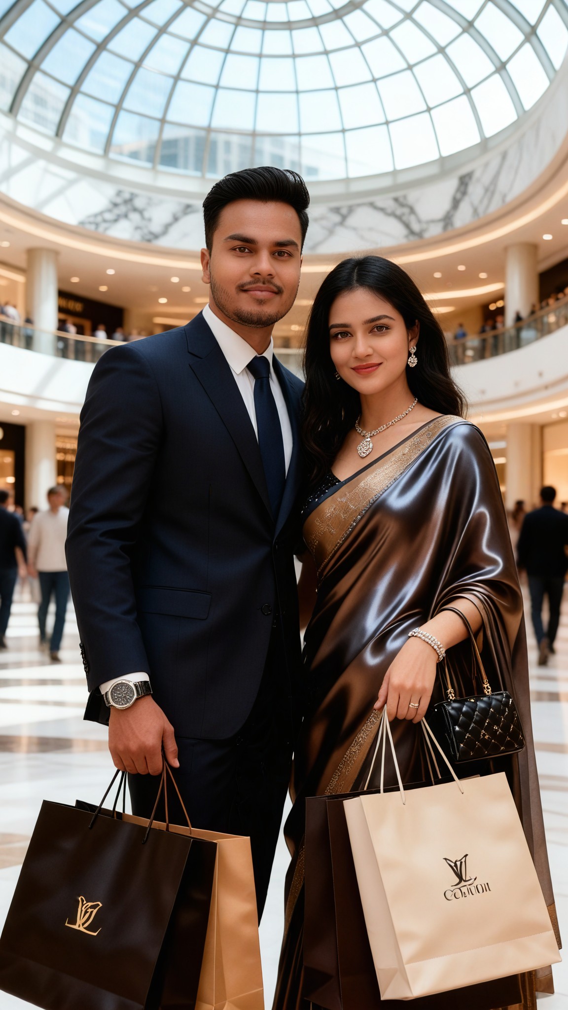 Couple shopping spree image