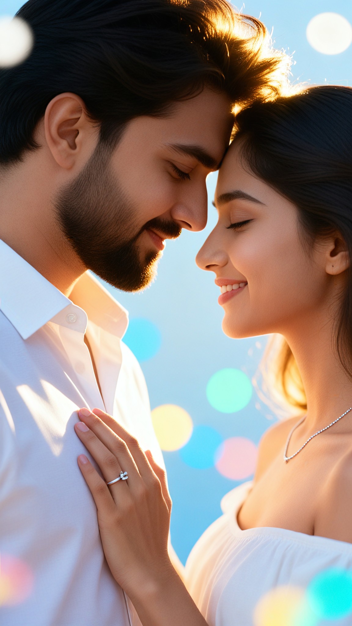 Dreamy Couple - Blue image
