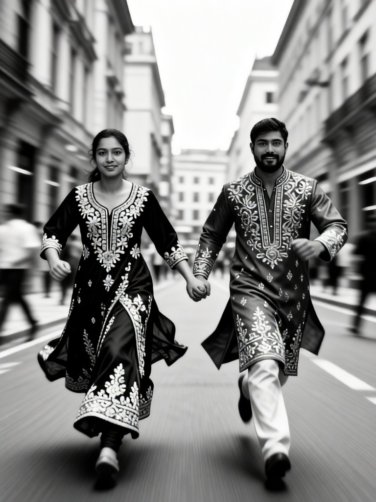 Running couple image