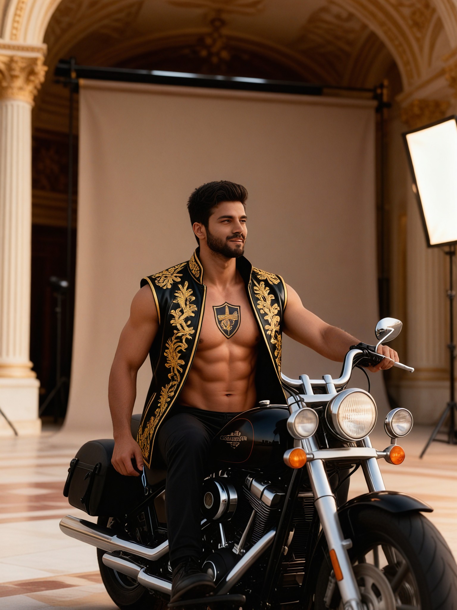 Royal Black-Gold Shield image