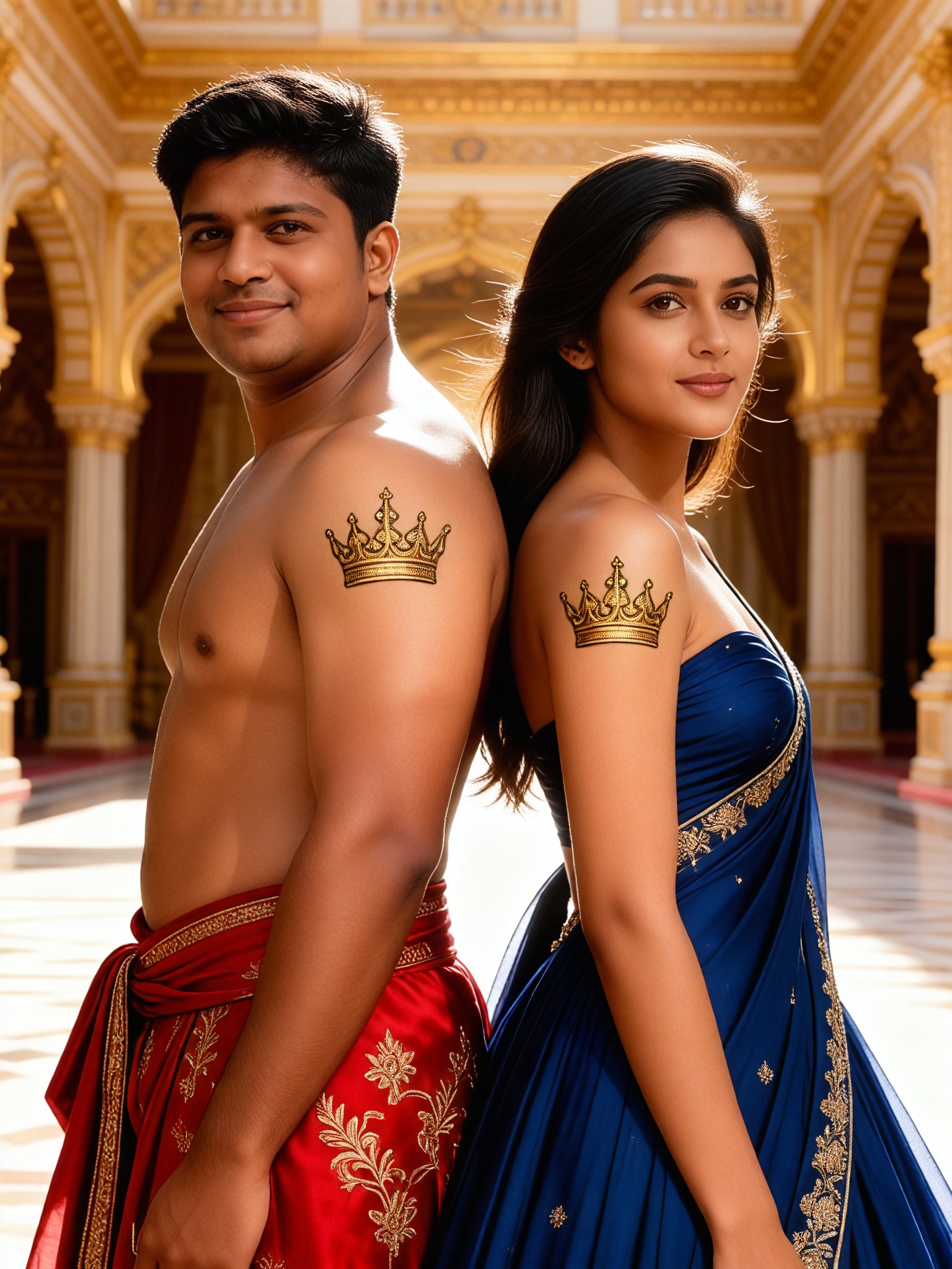 Royal Red-Blue Crowns image