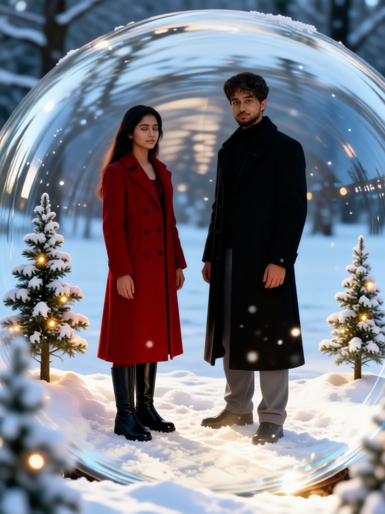 Snow Globe Winter Stroll image