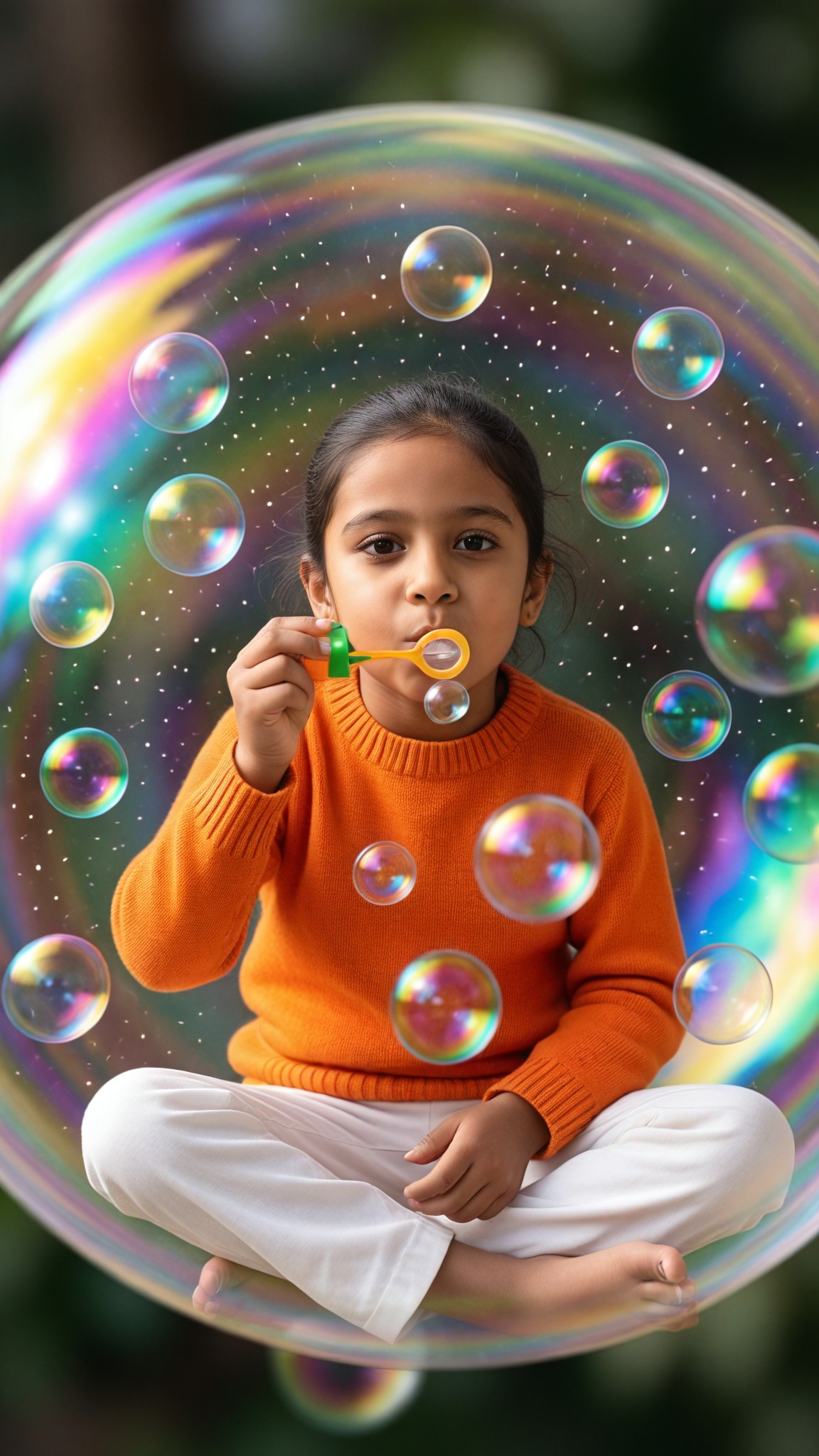 Lightbulb Bubble Child image