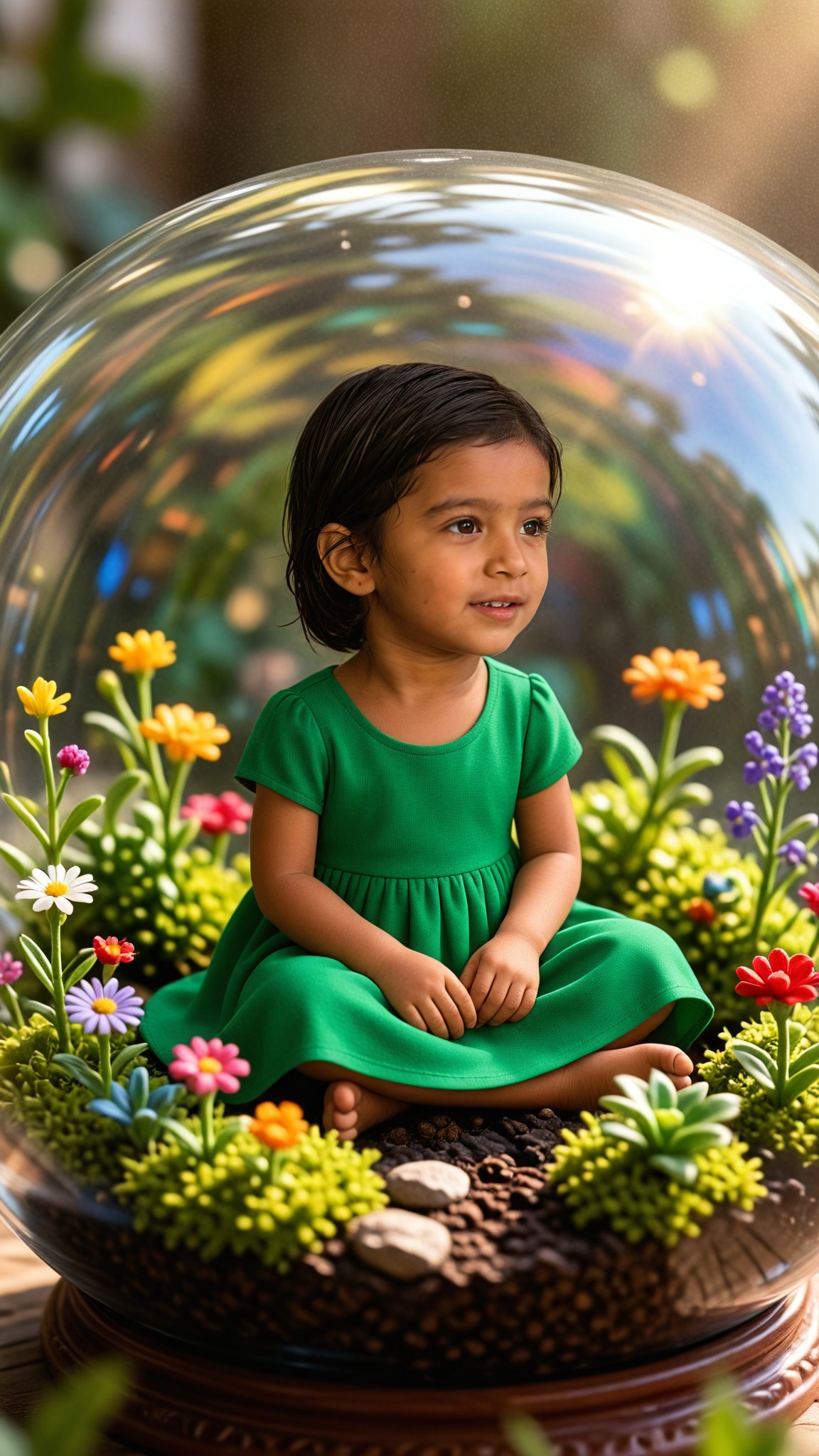 Glass Orb Garden Child image