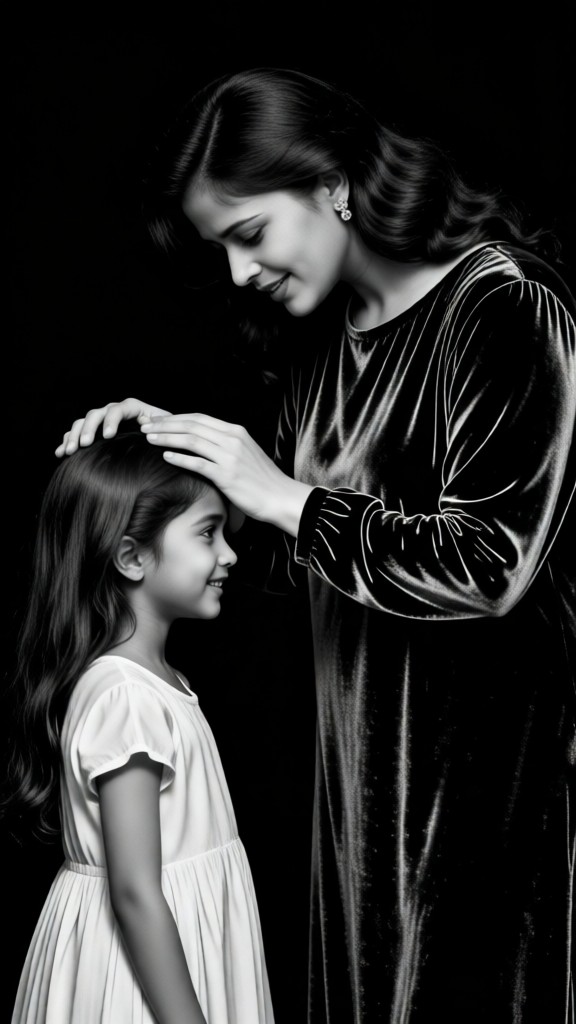 parent Kissing Daughter Moment image