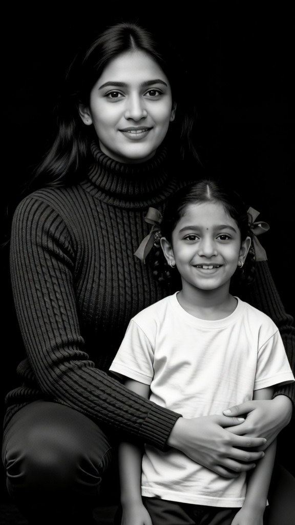 Parent & Child Photo – Forehead Touch Style image