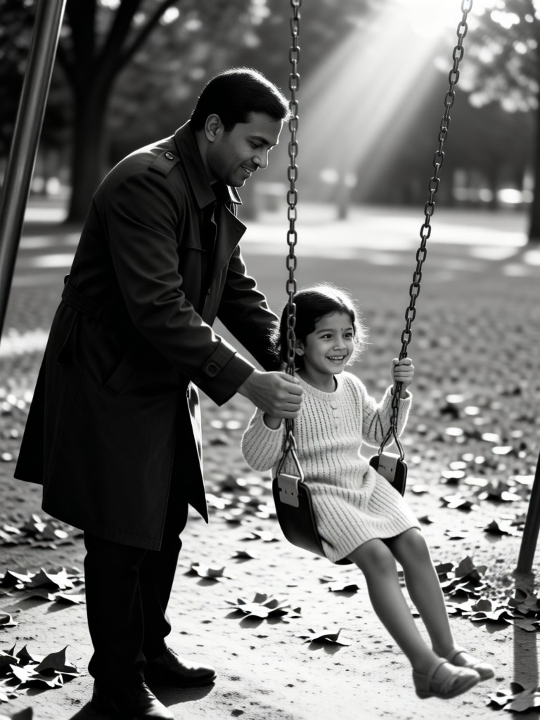 parent  & Daughter Swing Fun image