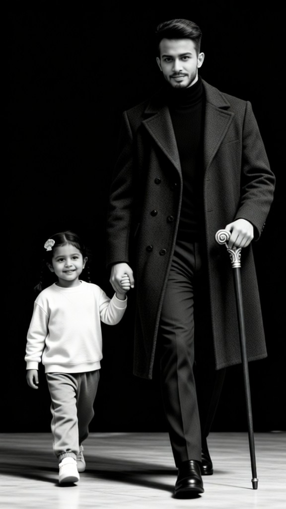 Parent & Child Photo – Hand-in-Hand Walk Style image