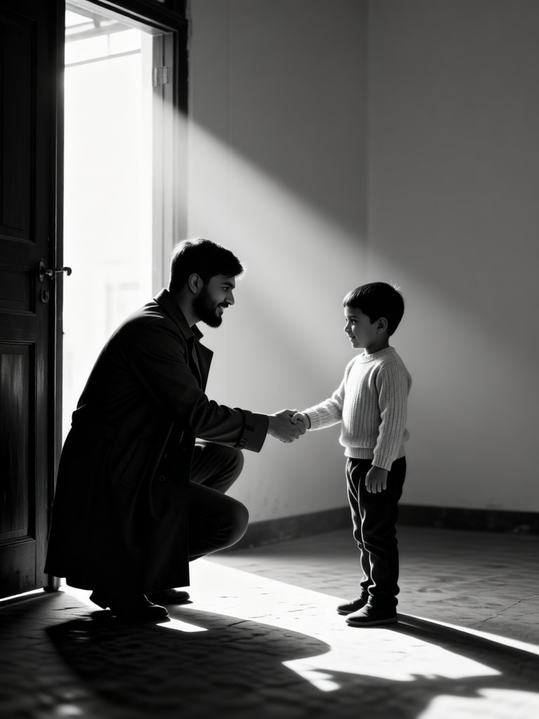 Parent & Child Photo – Doorway Interaction Style image