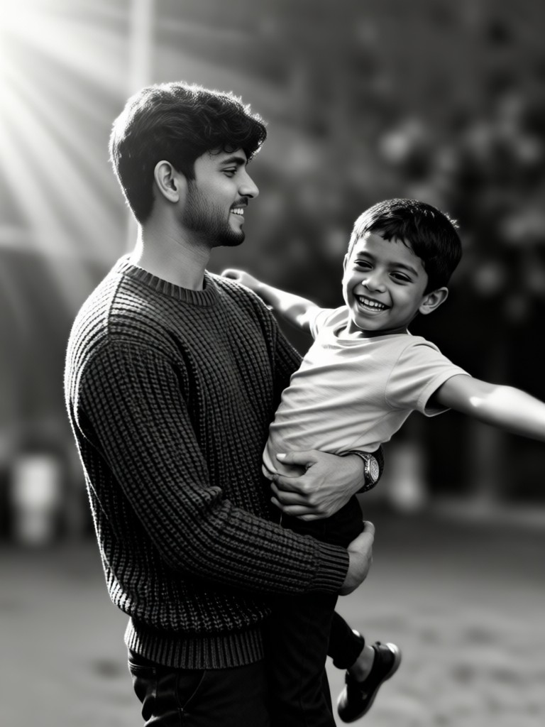 Parent & Child Photo – Spin Hug Style image