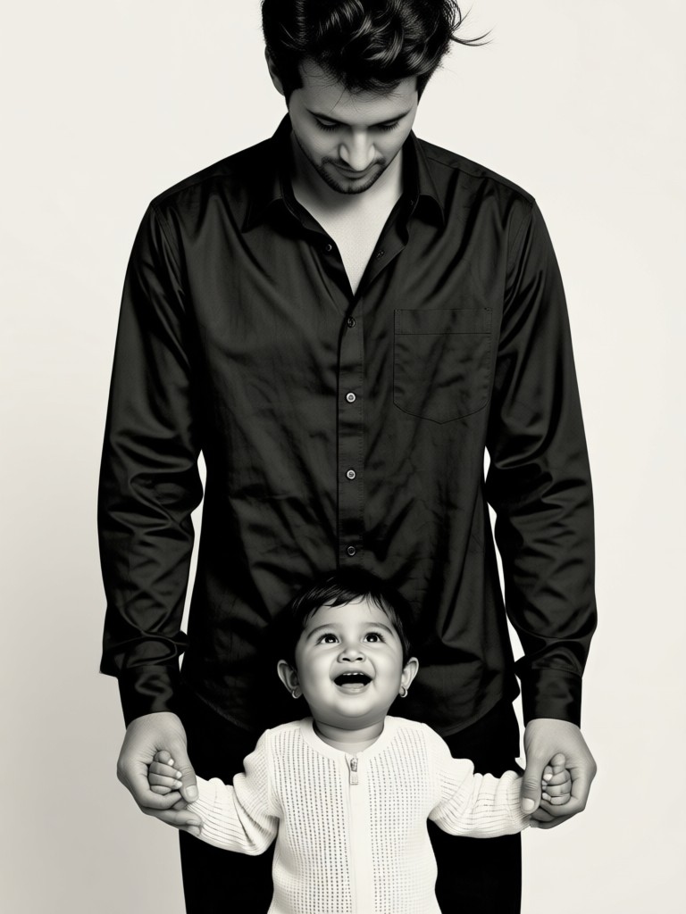 Parent & Child Photo – Standing Smile Style image