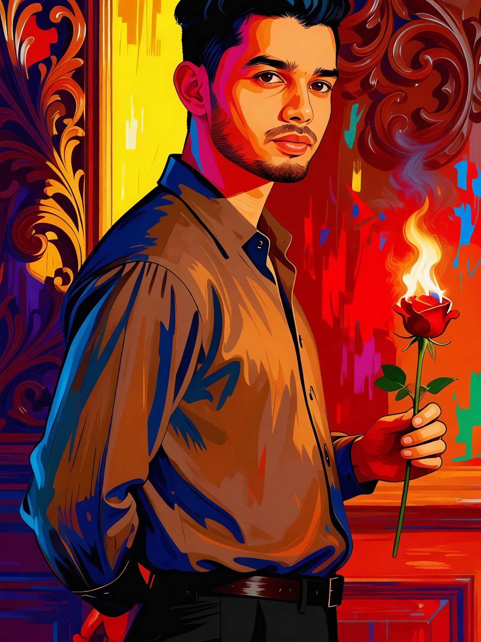 Fauvism style Color Splash image