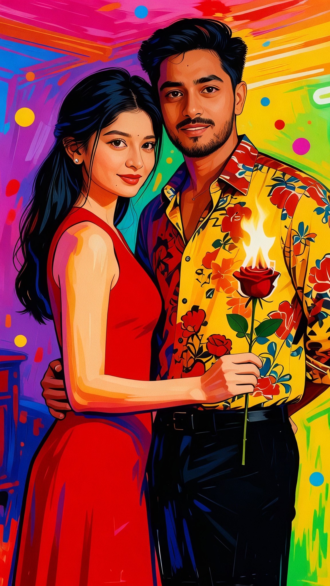 Fauvism style Gradient Pop image