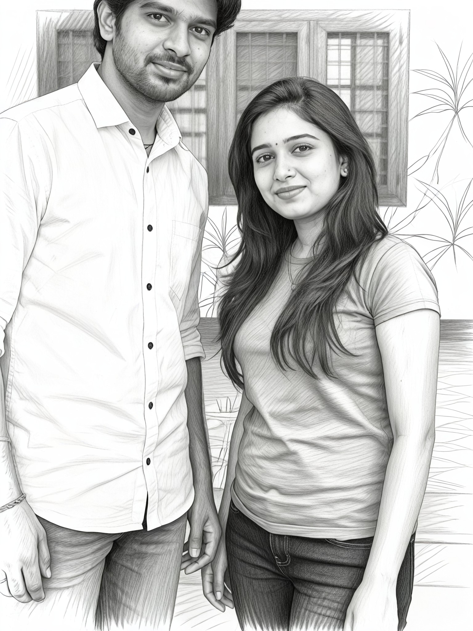 Pencil style Sketch Soft image