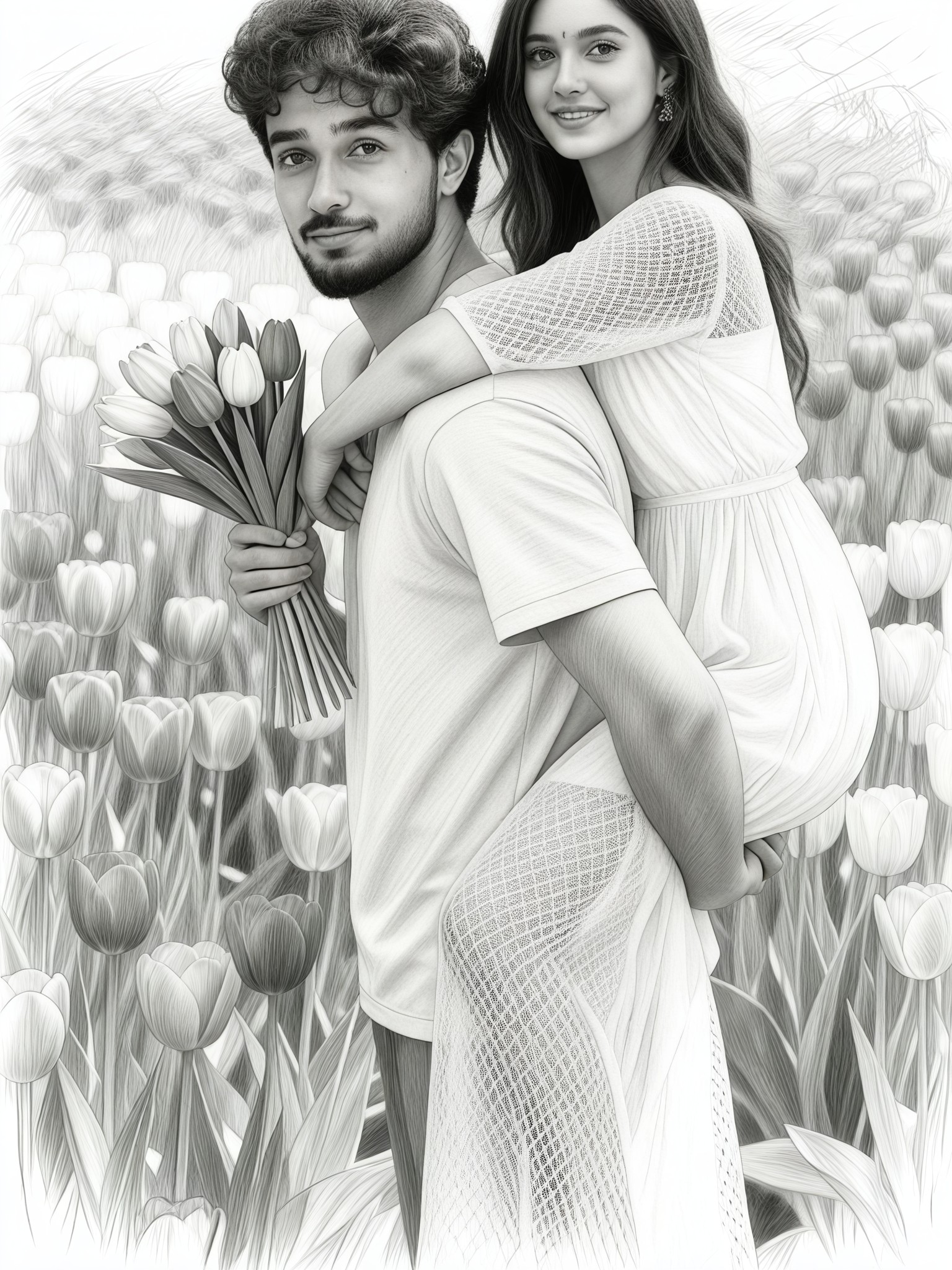 Pencil style Pure image