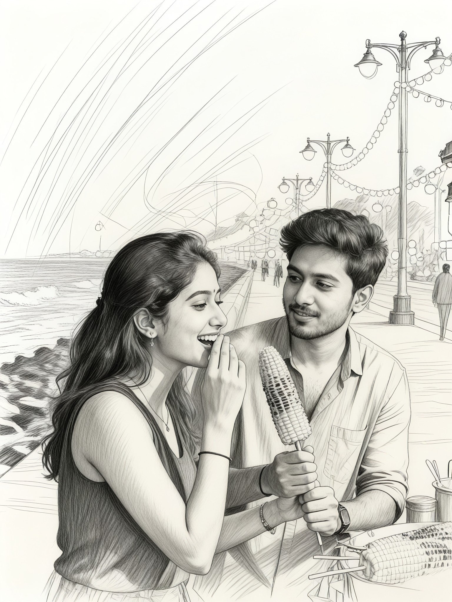 Pencil style Sketch image