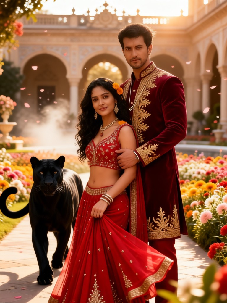 Panther Guardians Couple: Bollywood Blockbuster image