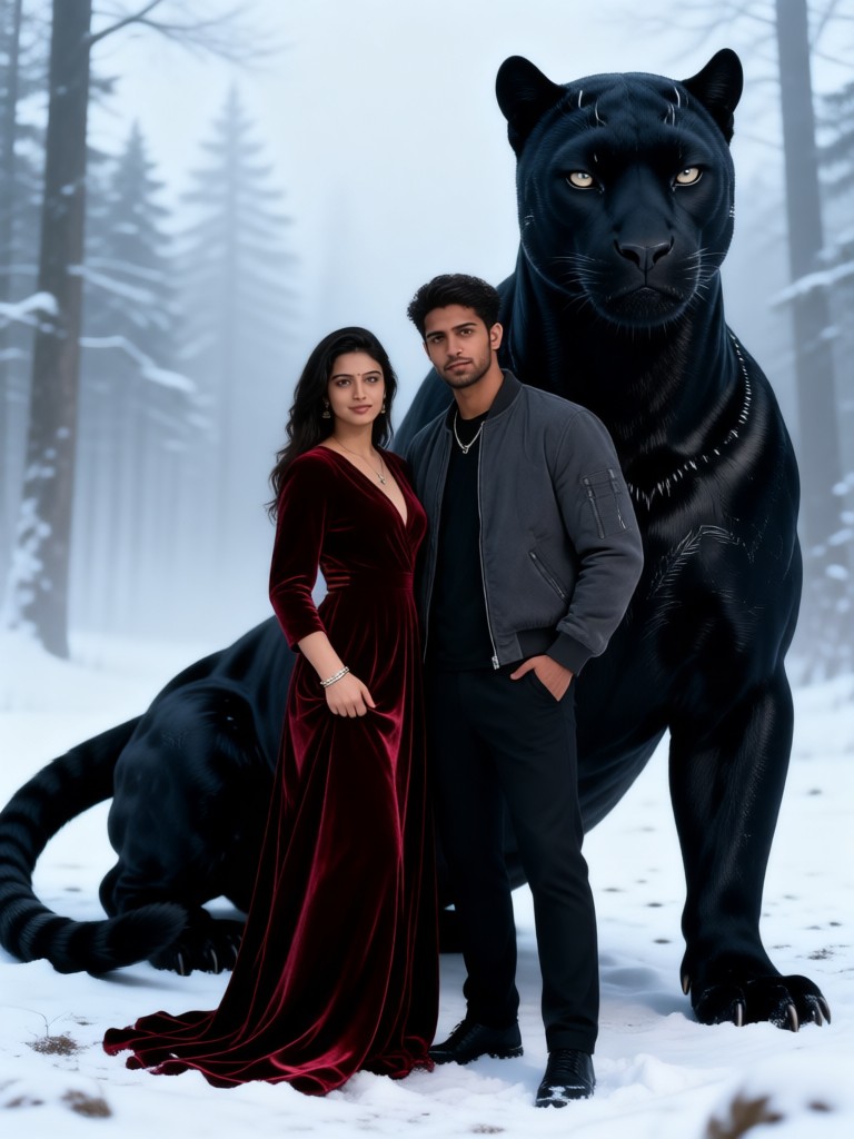 Panther and Lovers: Guardians of the Mountains and Forests image