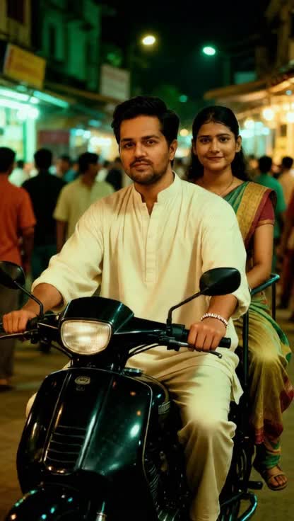 Couple-Night Market-v image