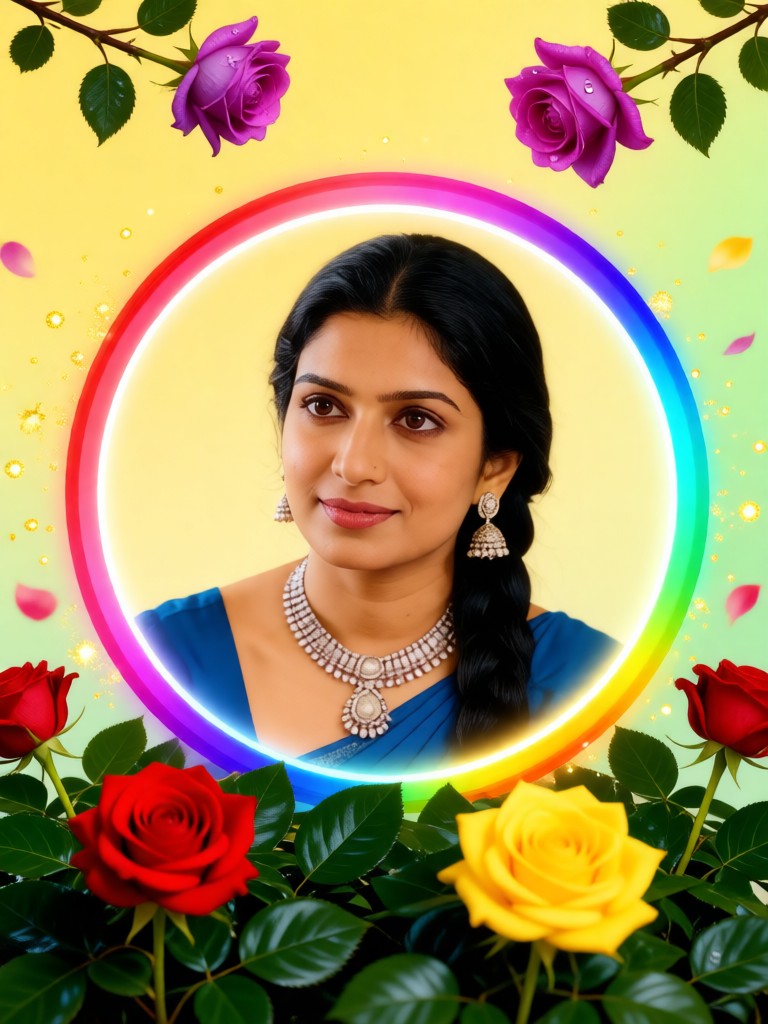 Rainbow Blossom Aura image