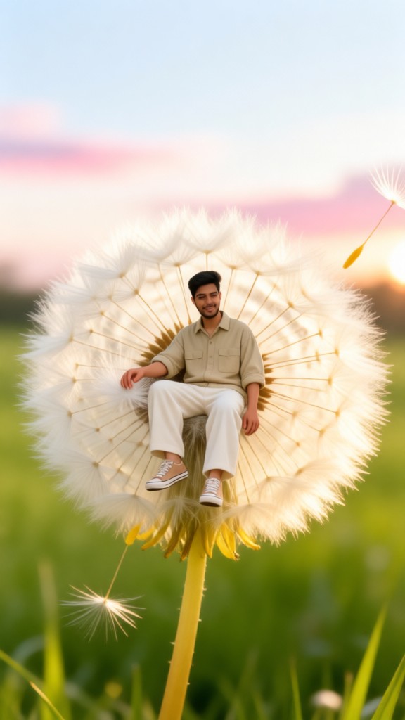 The Man of the Wind on the Dandelion image
