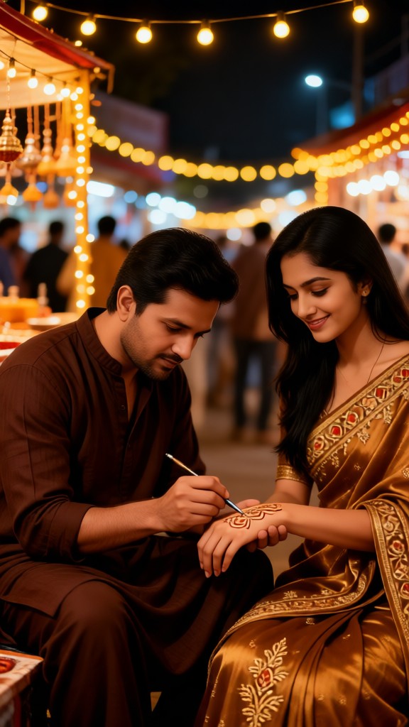 Draw Mehndi  for lover💕 image