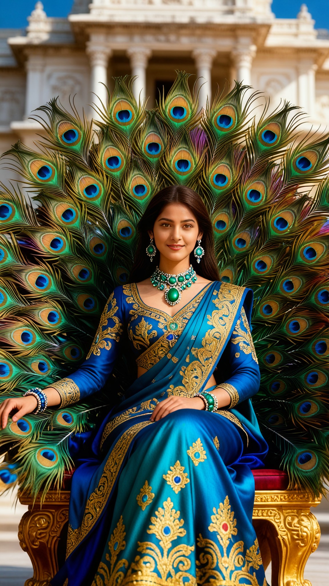 The Lady on the Peacock Throne image