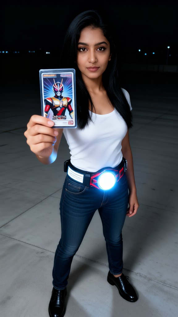 Transform into a cool masked warrior image