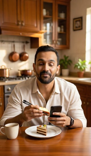 Singing while lip-syncing image