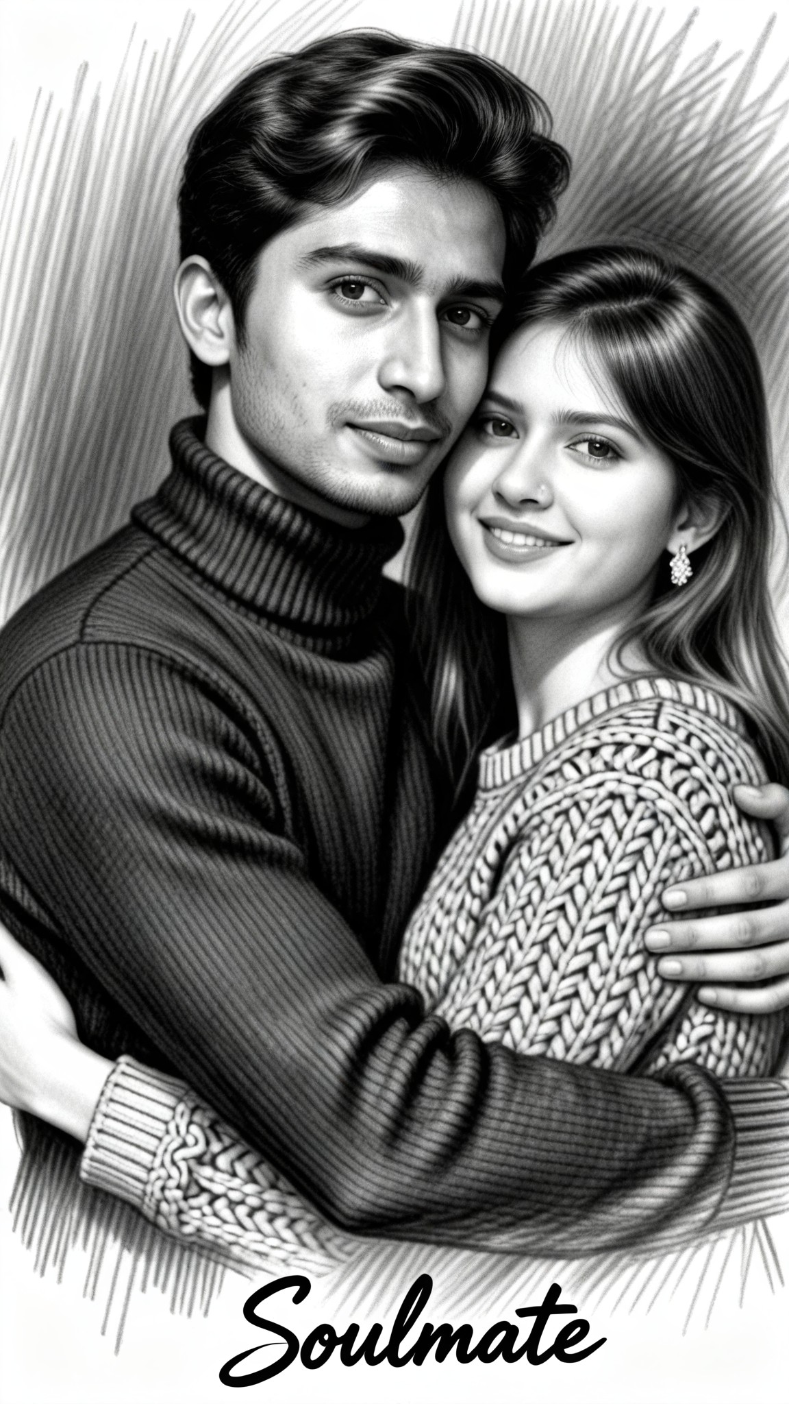 Soulmate Charcoal Art image