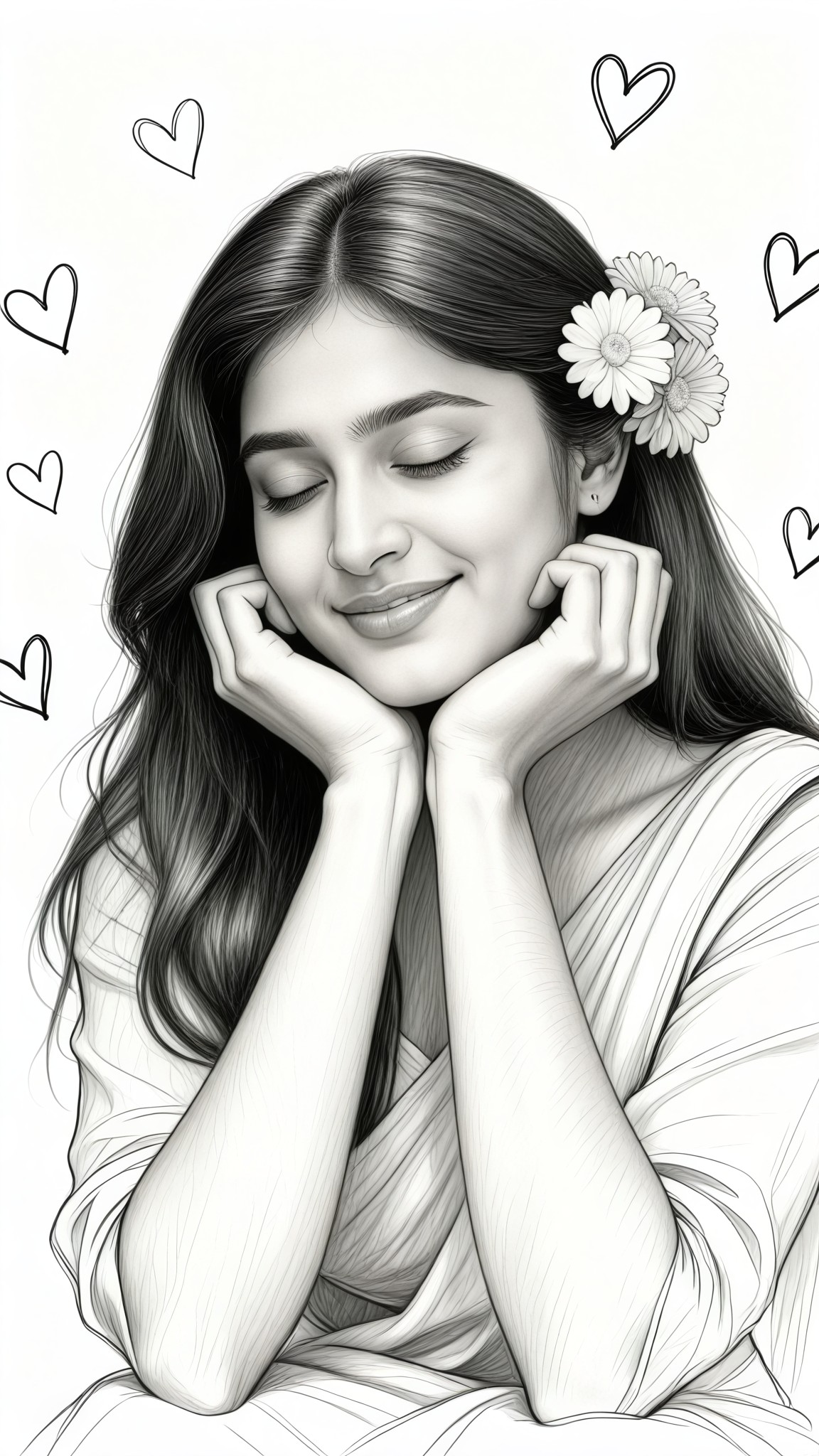 Dreamy Heart Portrait image