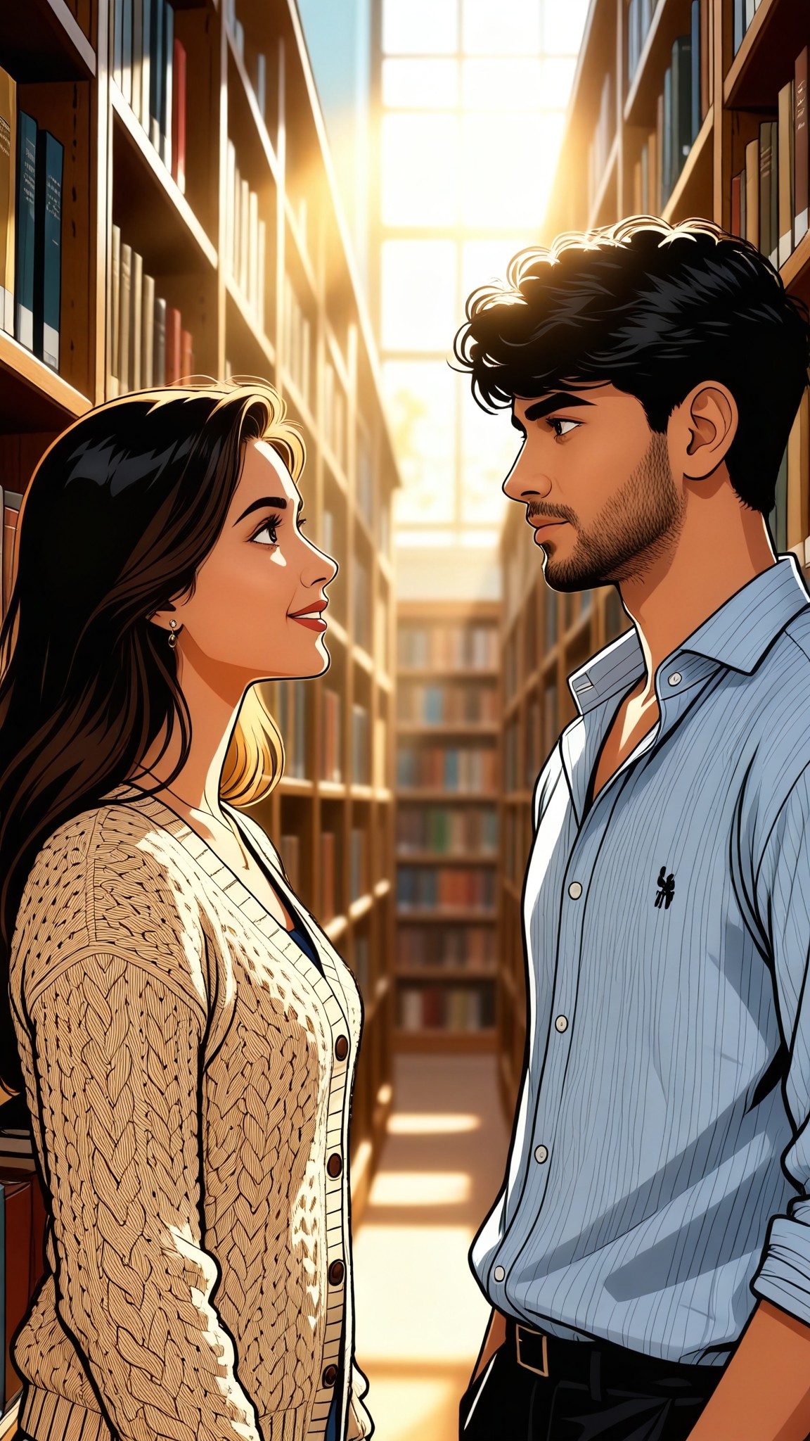 Library Sunlight Manga image