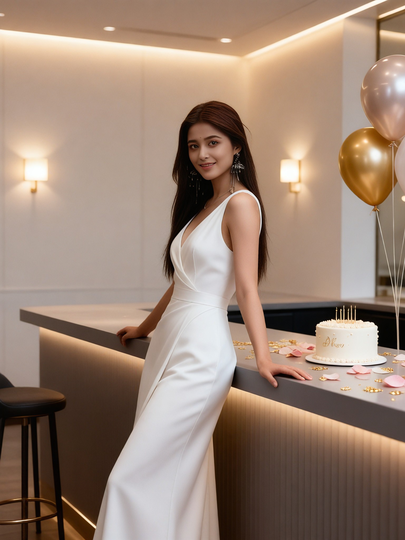 Modern minimalist birthday texture image