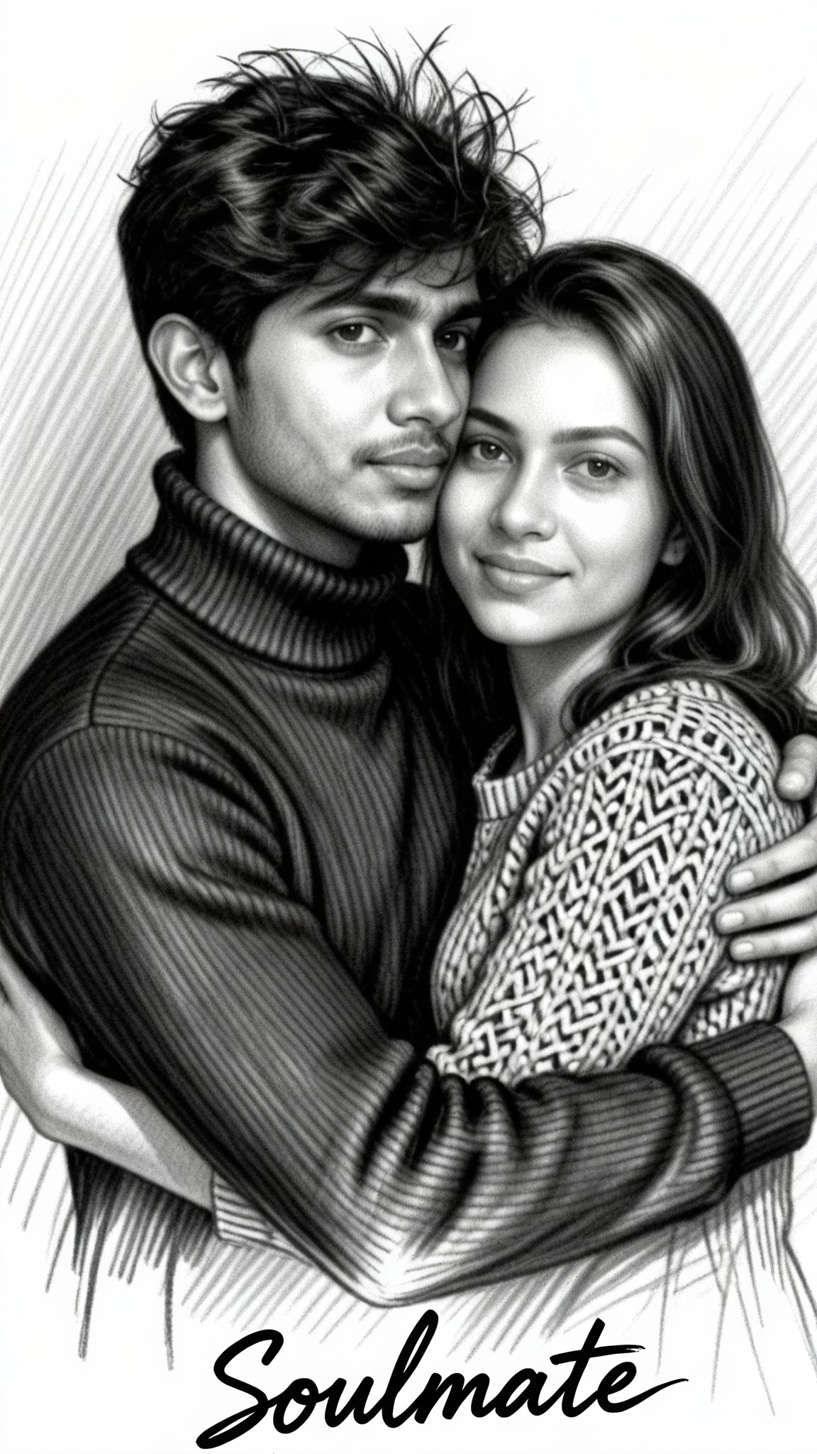 Soulmate Charcoal Art image