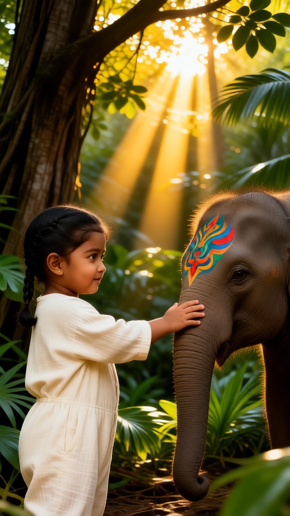 Elephant and baby image